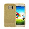 S7 EDGE - TPU Gel Back Case Glitter gold (OEM)